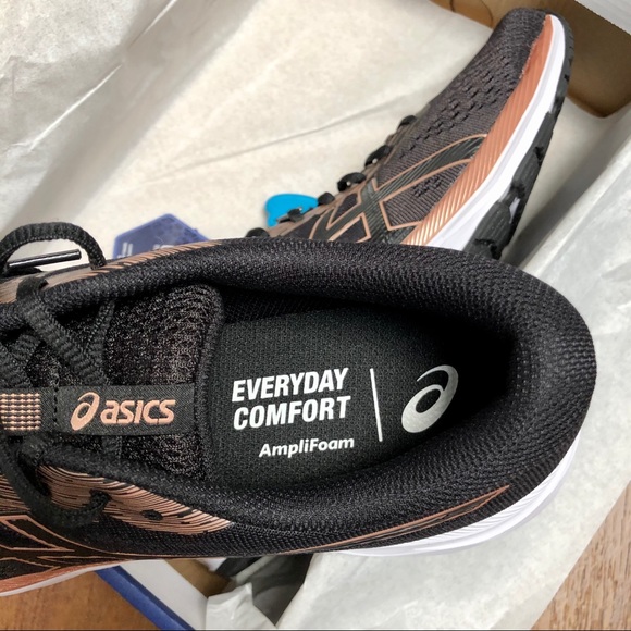 ASICS Gel-Excite 7 black/Rose Gold Size 12 NWT - Picture 5 of 7